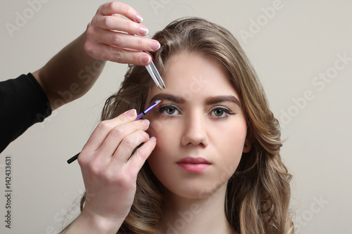 girl with day make-up