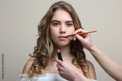 girl with day make-up