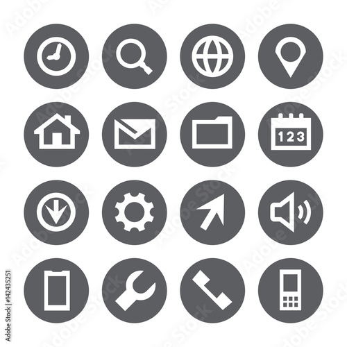 web icons, vector set. © od.erde