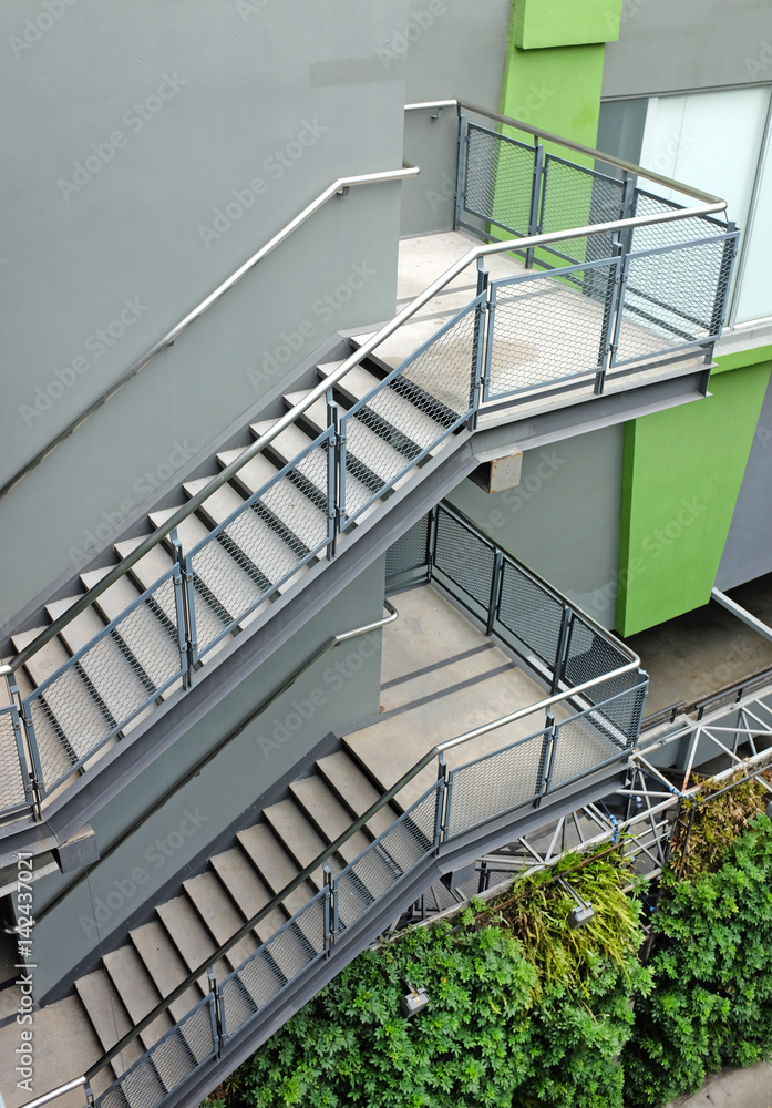 Fototapeta premium building outdoor stairs