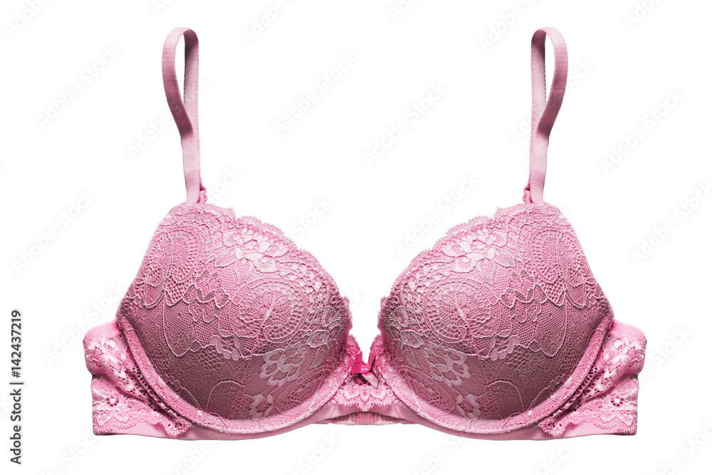 Lacy bra isolated Stock Photo