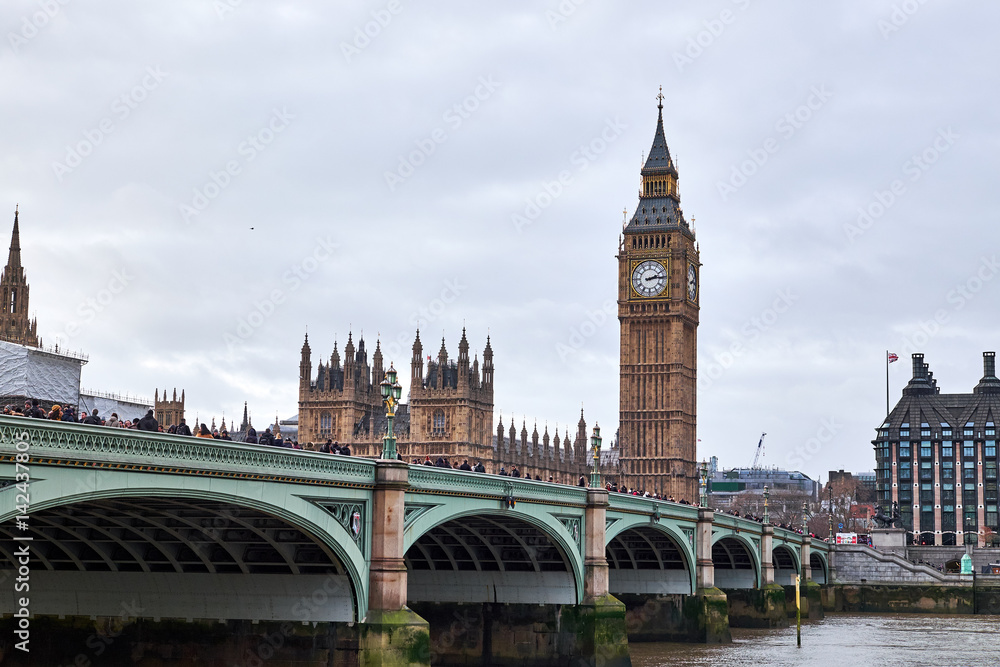 the iconic big ben and parliament in london