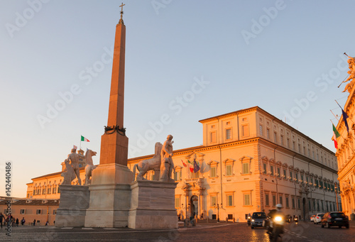 Obraz na płótnie Il Palazzo del Quirinale Roma w salonie