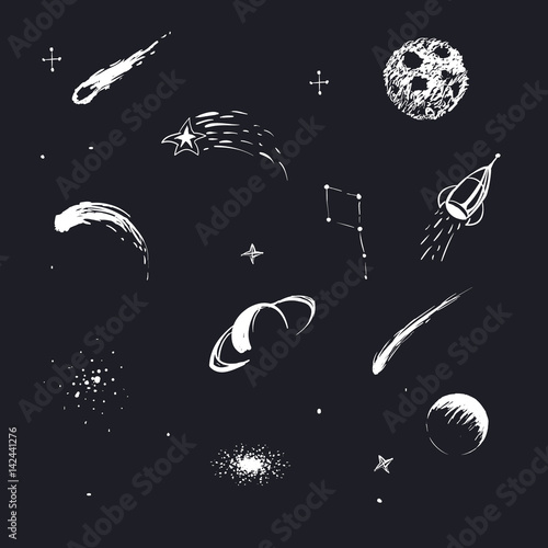 Cosmic objects and space planets