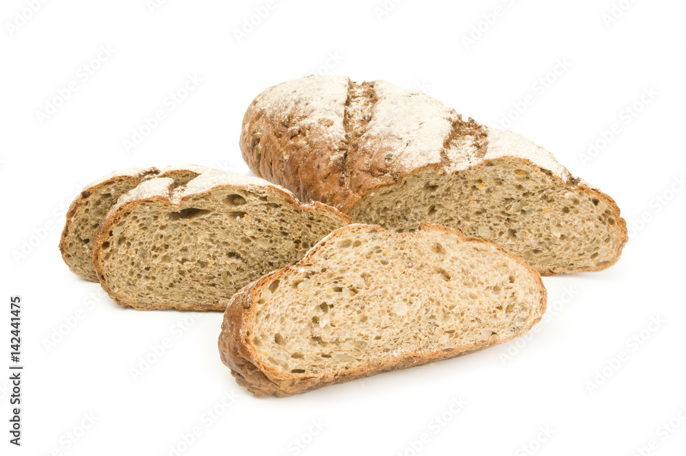 Bread product on a white background. Clipping path Bread product on a white background. Clipping path