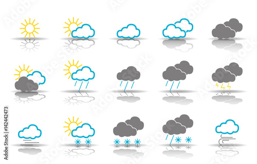 Wetter - Icon-Set (Bunt)