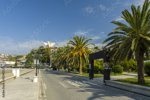 Montenegro. Ulcinj. The main tourist Avenue