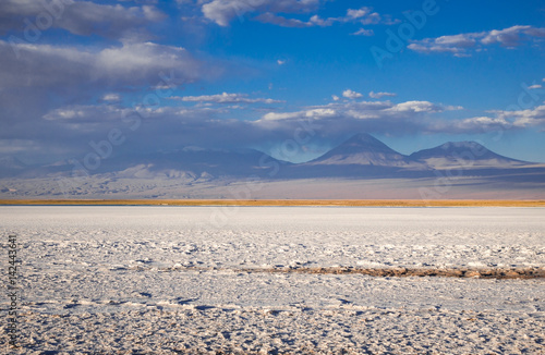 Laguna Tebinquinche landscape in San Pedro de Atacama  Chile