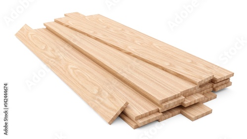 3D  rendering Board wooden material construction