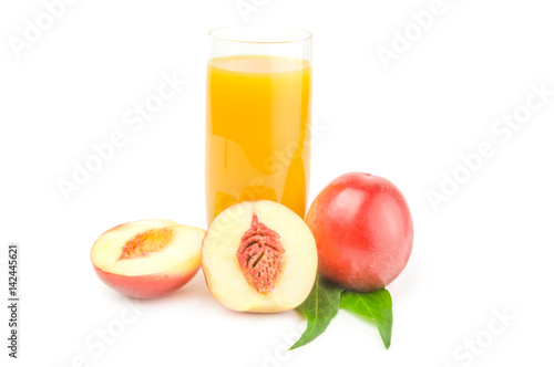 Juicy ripe peaches