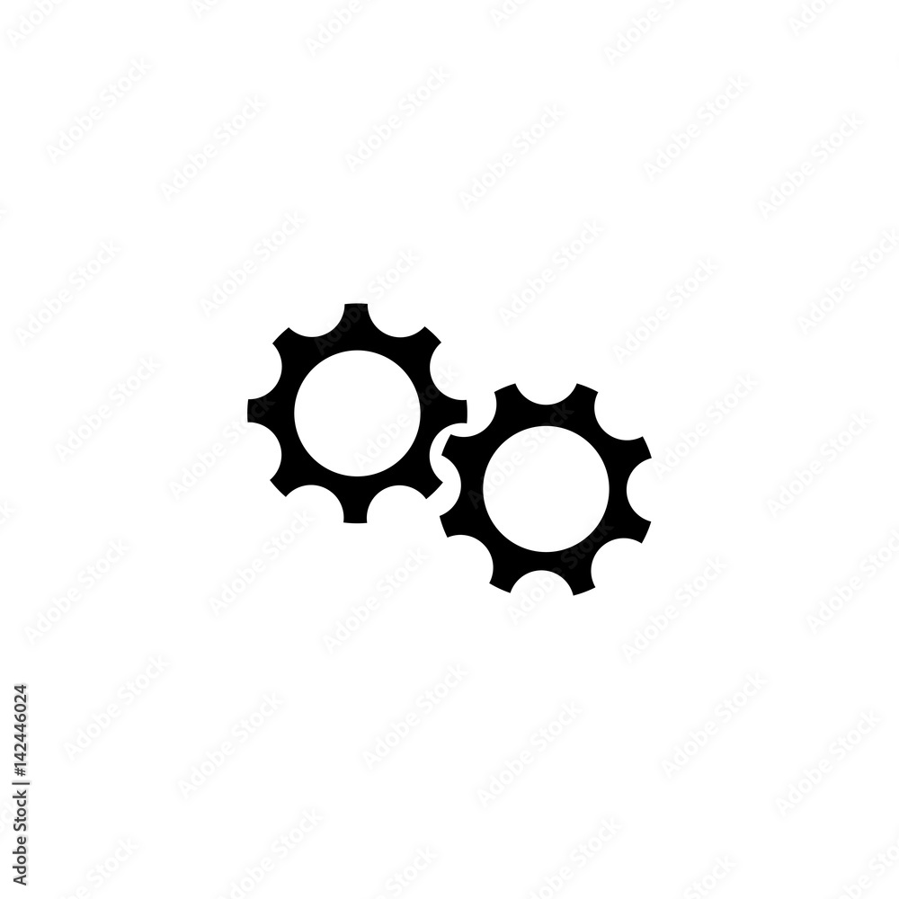 Setting vector icon. Setting vector icon.