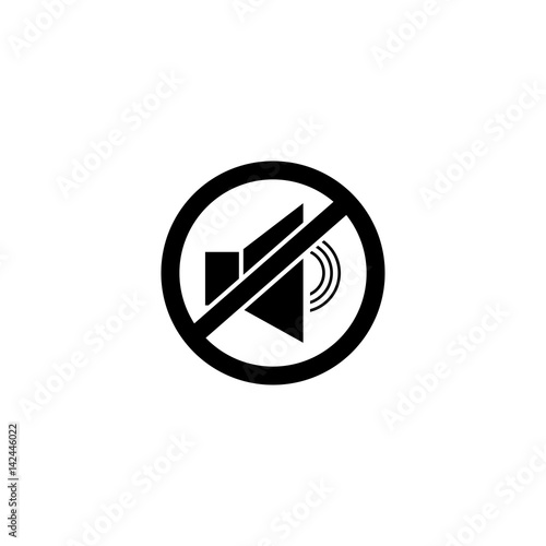 No sound vector  icon.
