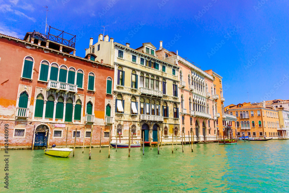 Fototapeta premium Grand Canal in Venice, Italy. Venice landmark