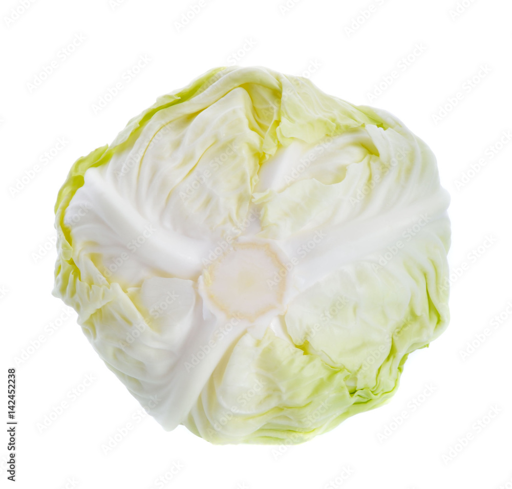green cabbage isolated on white background green cabbage isolated on white background