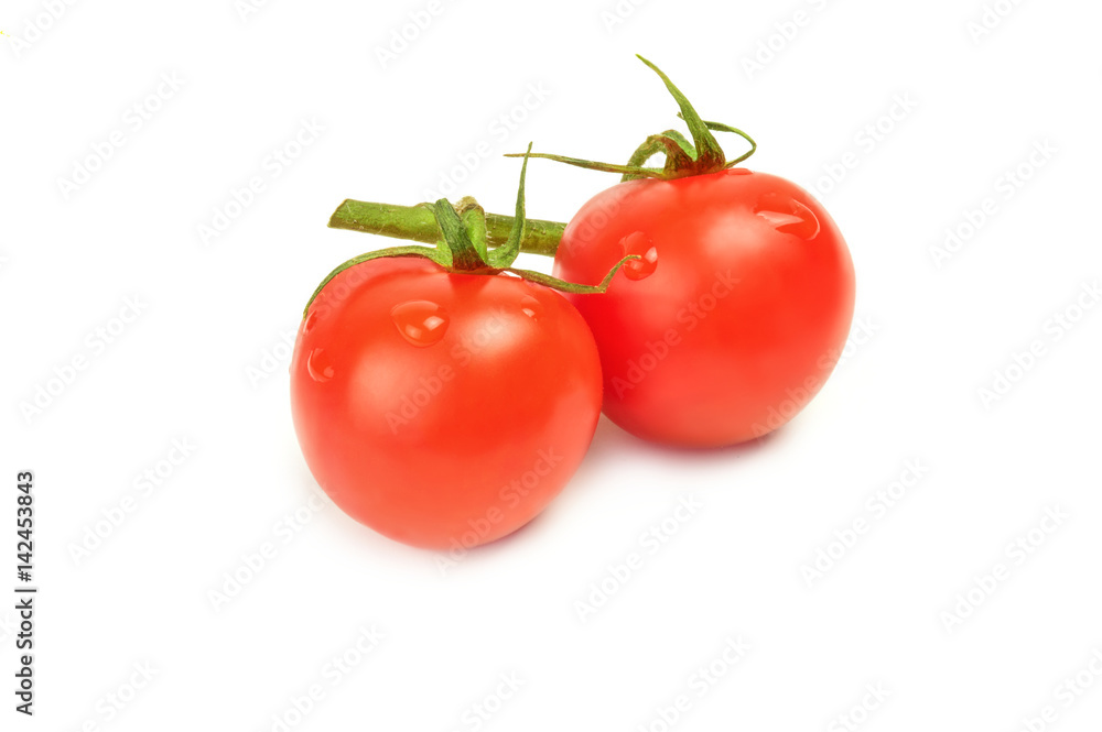 Tomato cherry isolated on a white background Tomato cherry isolated on a white background