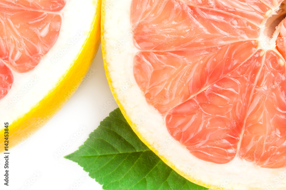 Pommelo isolated on a white background with clipping path Pommelo isolated on a white background with clipping path