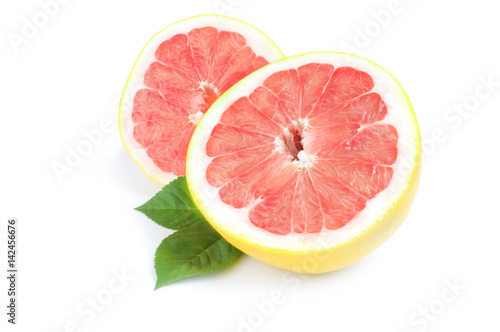 Pompelmoes isolated on a white background cutout
