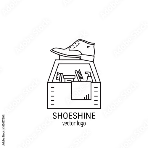 Shoeshine service logo