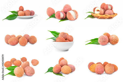 Group of lychee