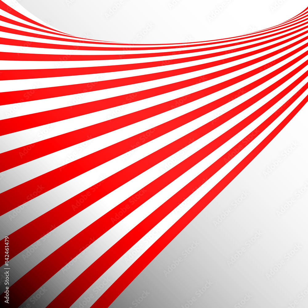 Two tone red stripes ribbon abstract background concept Two tone red stripes ribbon abstract background concept