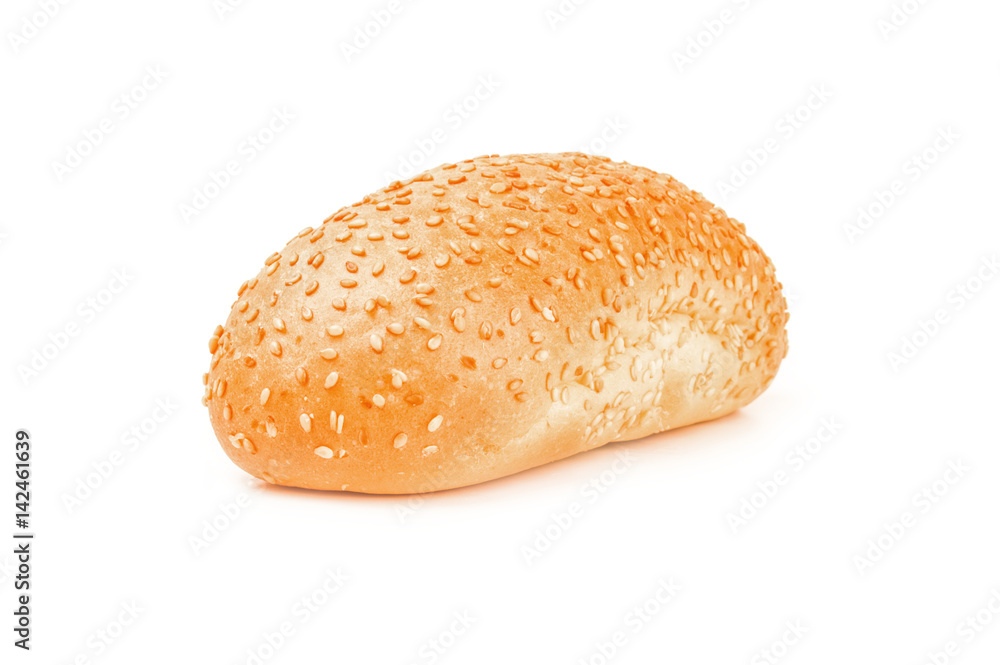 Flour confection isolated over a white background Flour confection isolated over a white background
