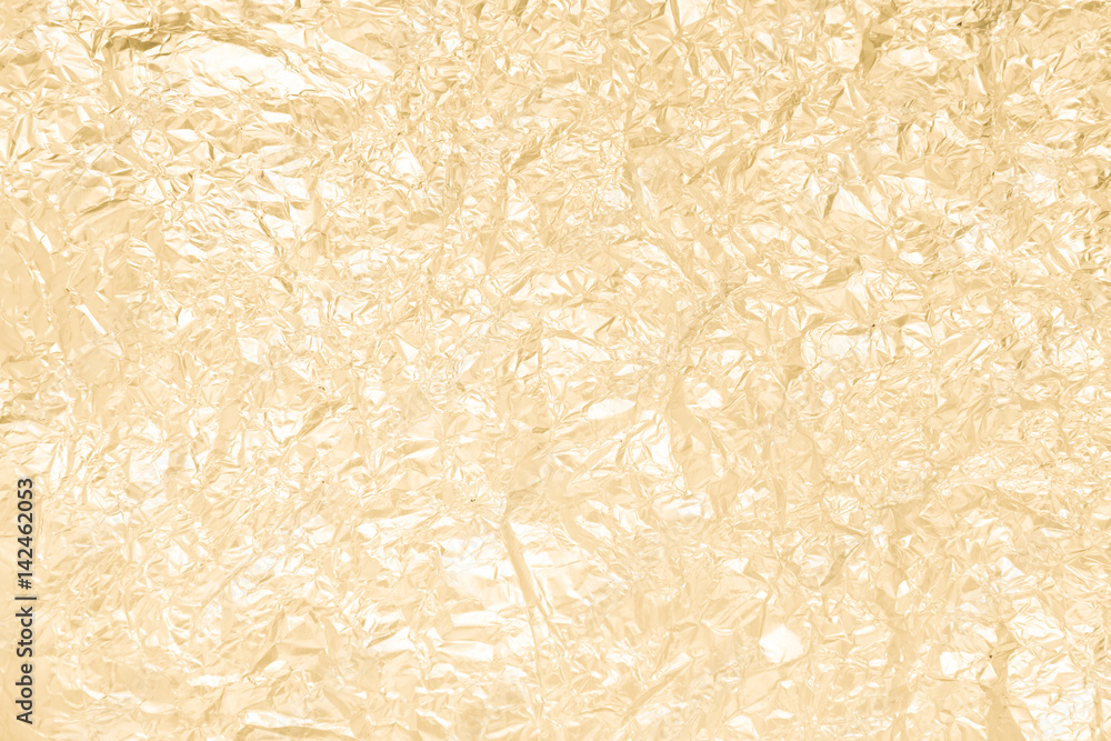 Gold wrinkled paper texture abstract background Gold wrinkled paper texture abstract background