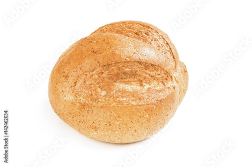 Bread product isolated on a white cutout