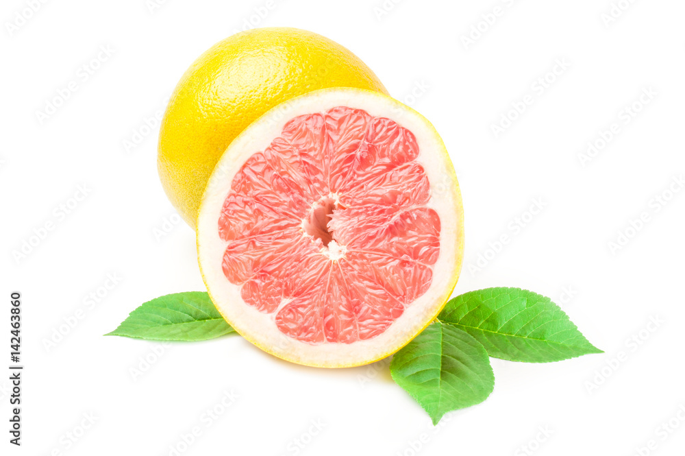 Citrus maxima isolated on a white background with clipping path Citrus maxima isolated on a white background with clipping path