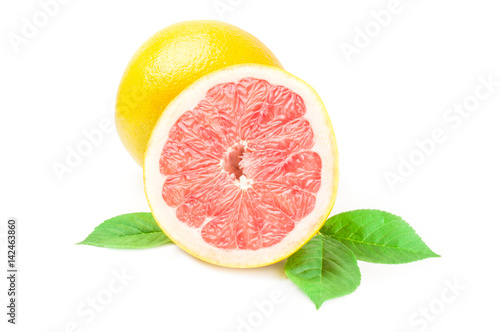 Citrus maxima isolated on a white background with clipping path