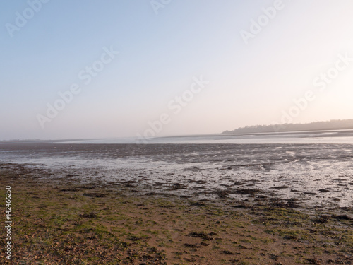 Incredibly Beautiful Shots of the River Beds in Wivenhoe Essex as the Sun Goes Down and the Birds Fly to Alresford