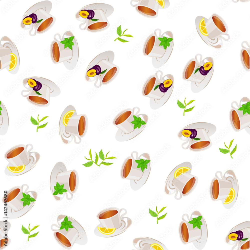 illustration of tea cup illustration of tea cup