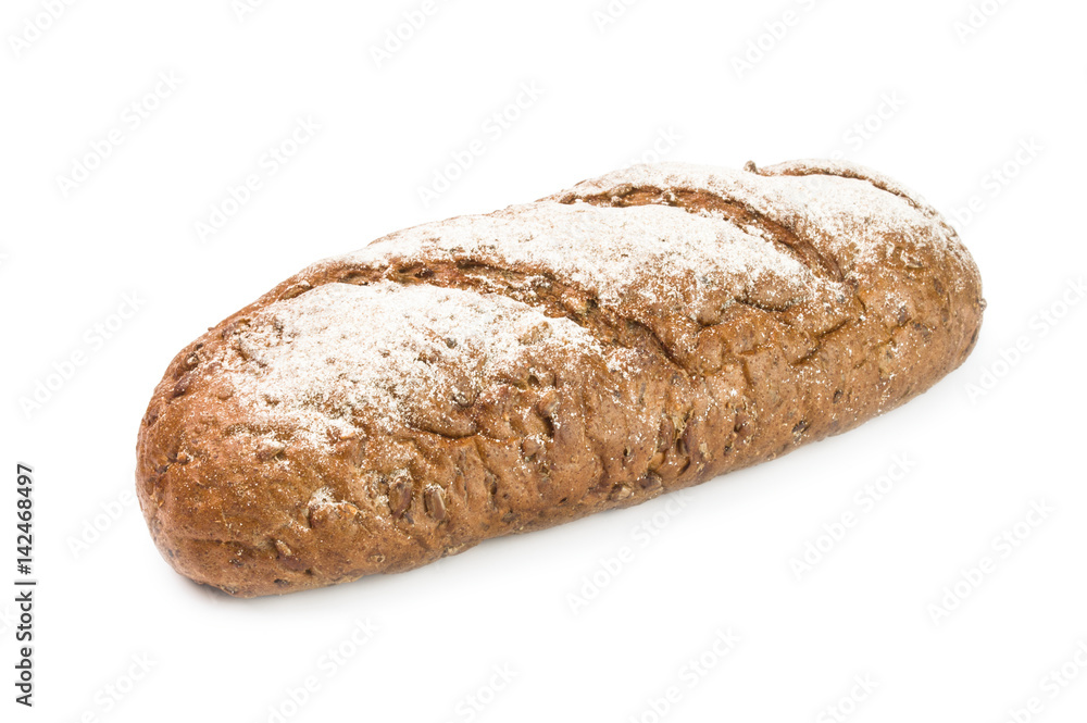 Bakery product isolated on a white cutout