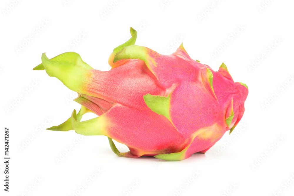 Pitahaya isolated on a white background cutout Pitahaya isolated on a white background cutout