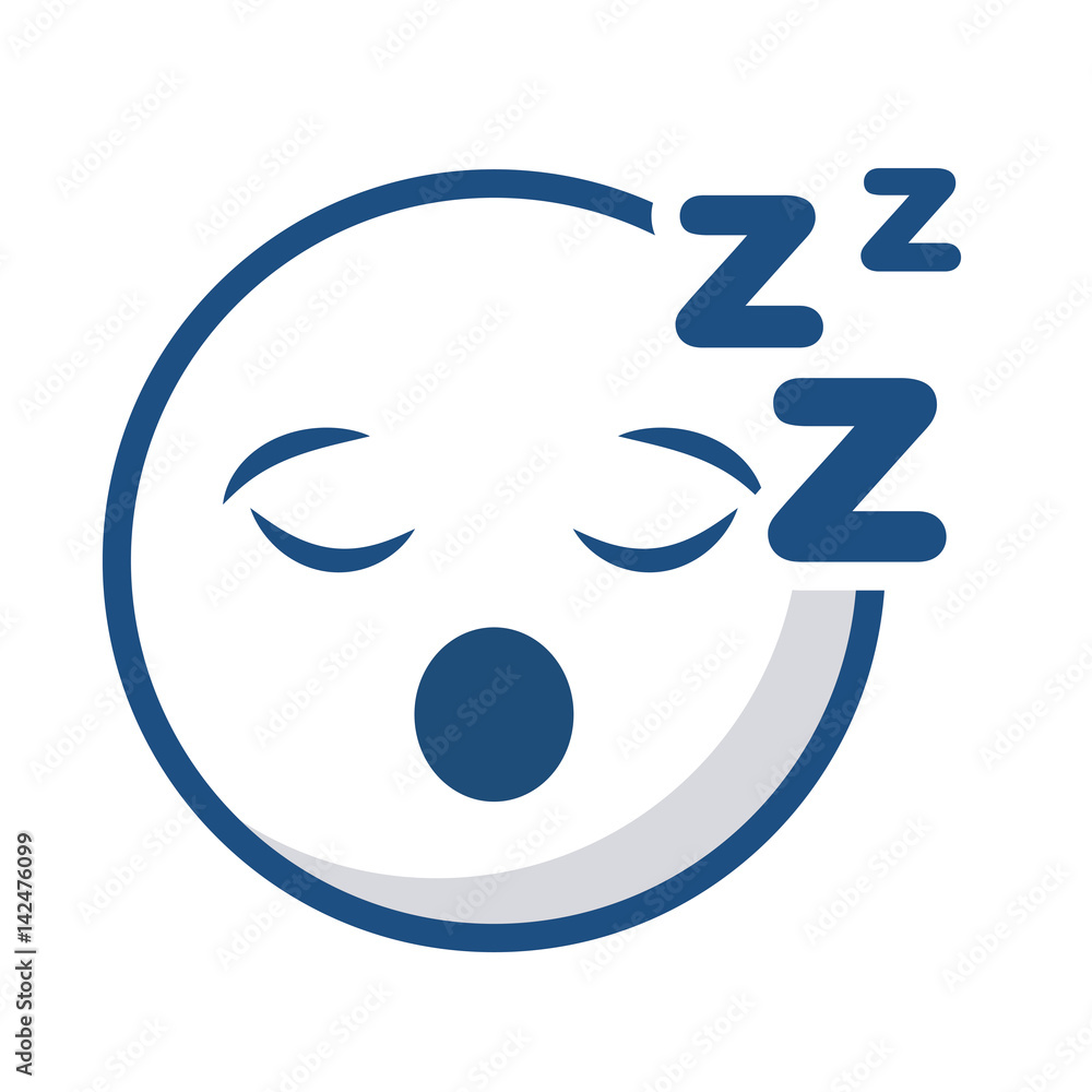 emoticon lazy face icon over white background. vector illustration emoticon lazy face icon over white background. vector illustration