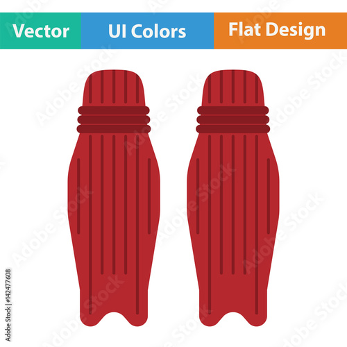 Cricket leg protection icon