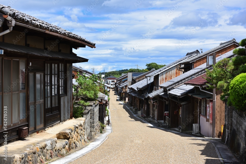 東海道関宿の街並み Stock Photo | Adobe Stock