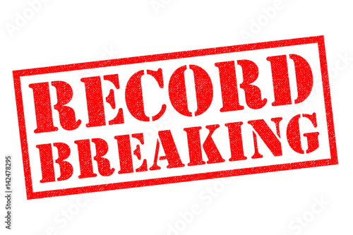 RECORD BREAKING Rubber Stamp
