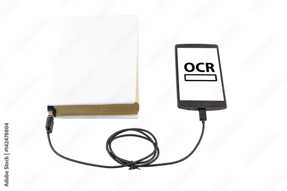 Optical character recognition concept Optical character recognition concept