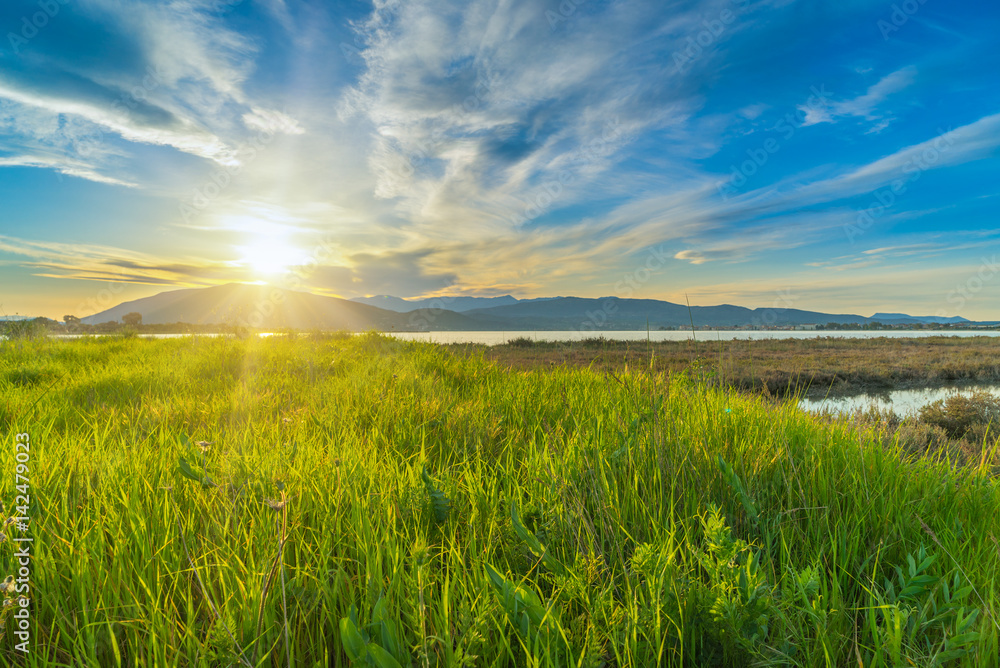 Obraz premium Sunrise in Lefkas island
