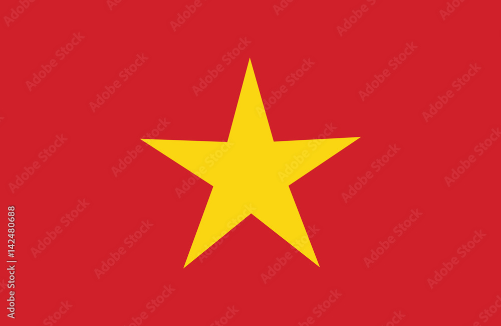 Vector of amazing Vietnamese flag. Vector of amazing Vietnamese flag.