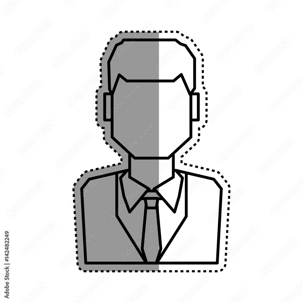 People faceless shapes and business isometric icons People faceless shapes and business isometric icons