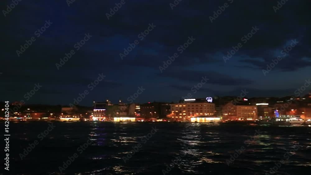 Galata Tower on Golden Horn at istanbul Turkey Galata Tower on Golden Horn at istanbul Turkey