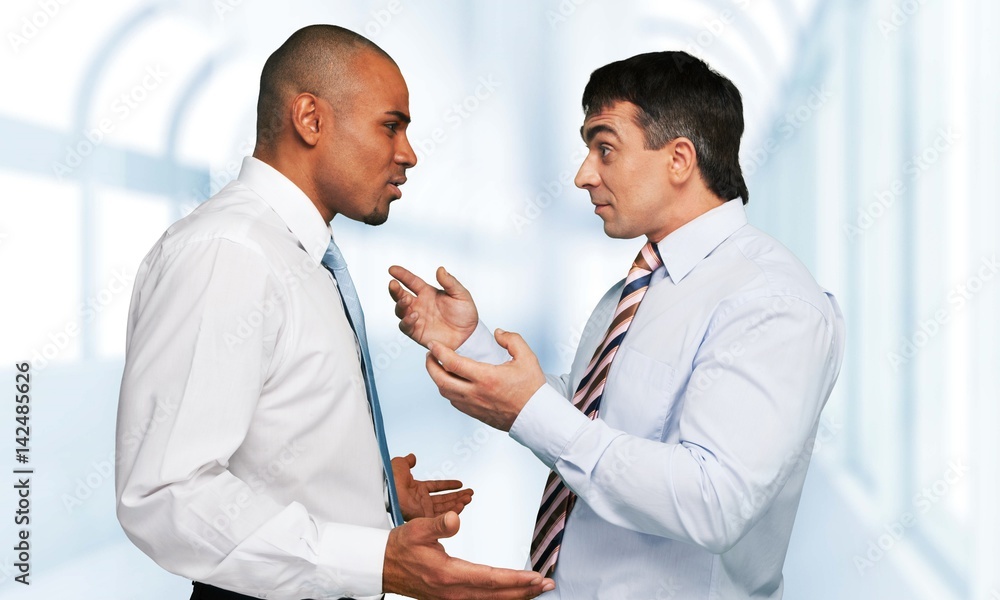 Arguing. Arguing.