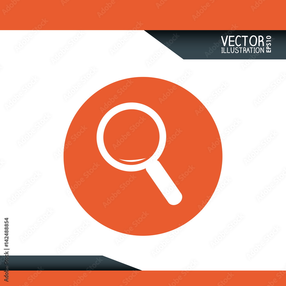 Search icon design, vector illustration eps10 graphic Search icon design, vector illustration eps10 graphic