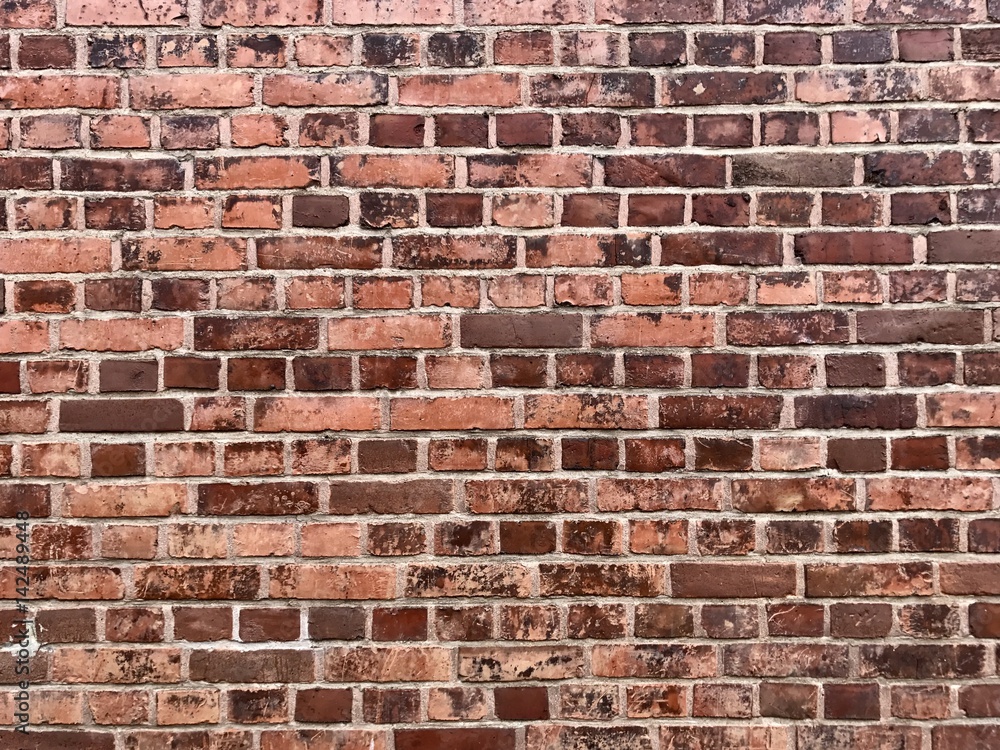 Obraz premium Beautiful rough brick wall texture pattern
