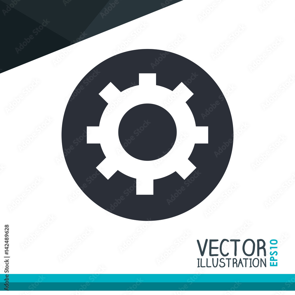 gear icon design, vector illustration eps10 graphic gear icon design, vector illustration eps10 graphic