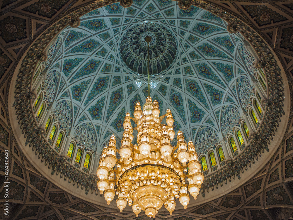 Mosque Sultan Qaboos, Muscat, Oman