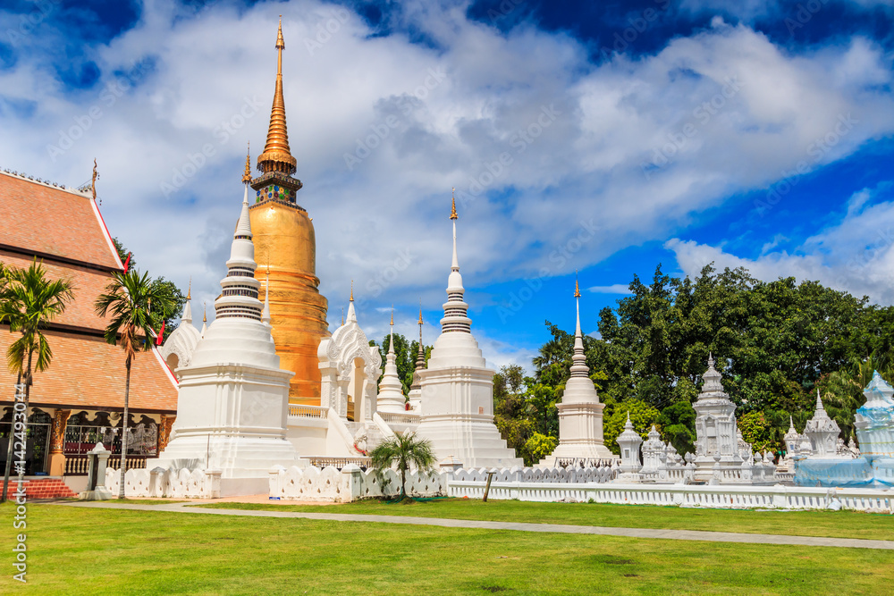 Wat Suan Dok in Chiangmai province of Thailand