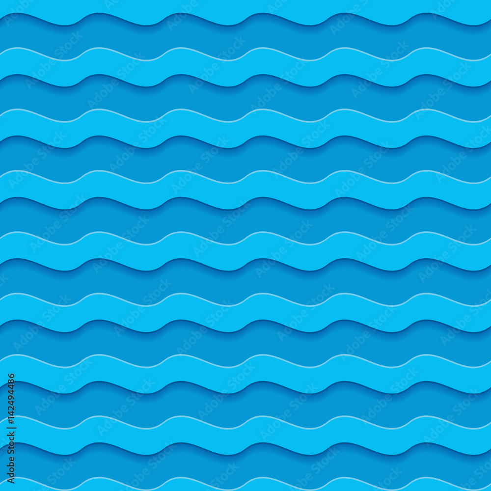 blue seamless pattern with paper waves blue seamless pattern with paper waves