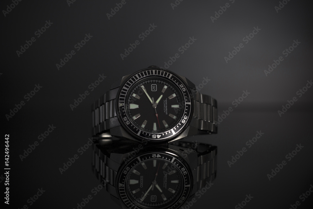 Black Diver Watch